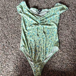 Green Rue21 Bodysuit